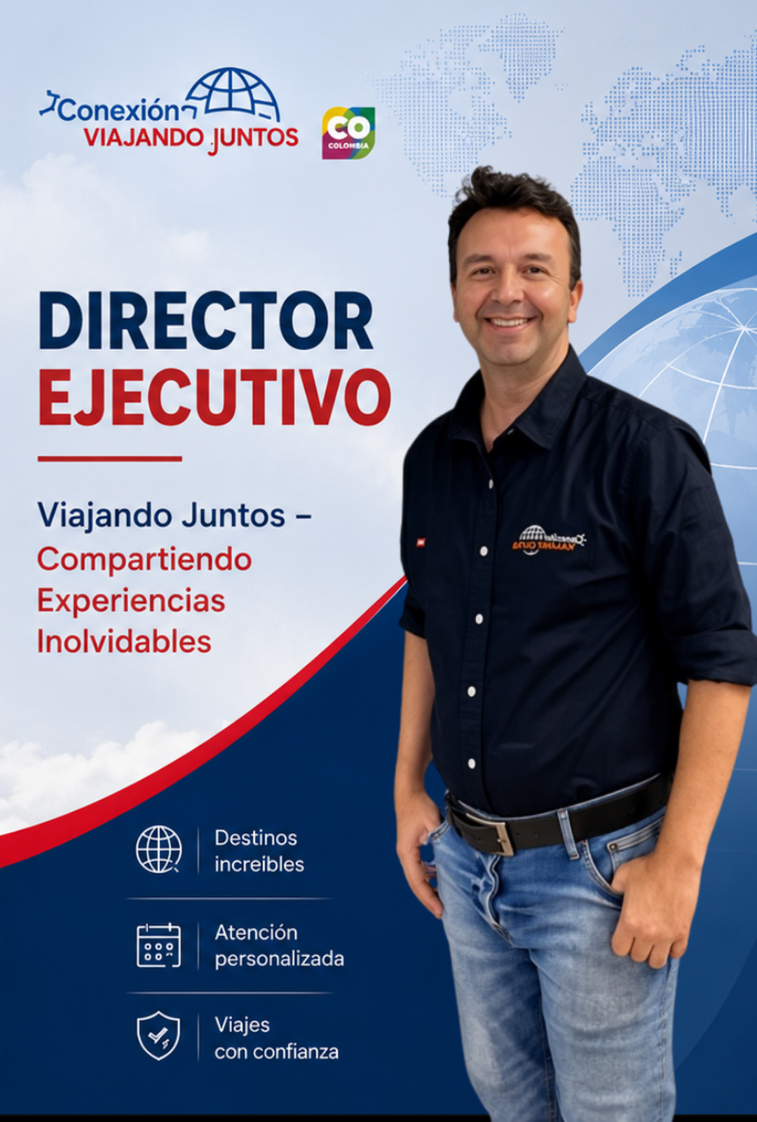 Fernando Betancur, director ejecutivo de Conexión Viajando Juntos